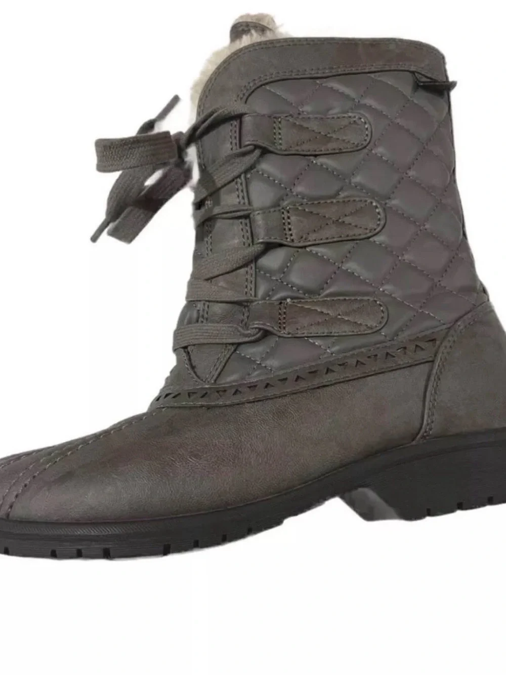 Keds Women’s Powder Puff Winter Snow Boots Grey Size 6 Pre-owned